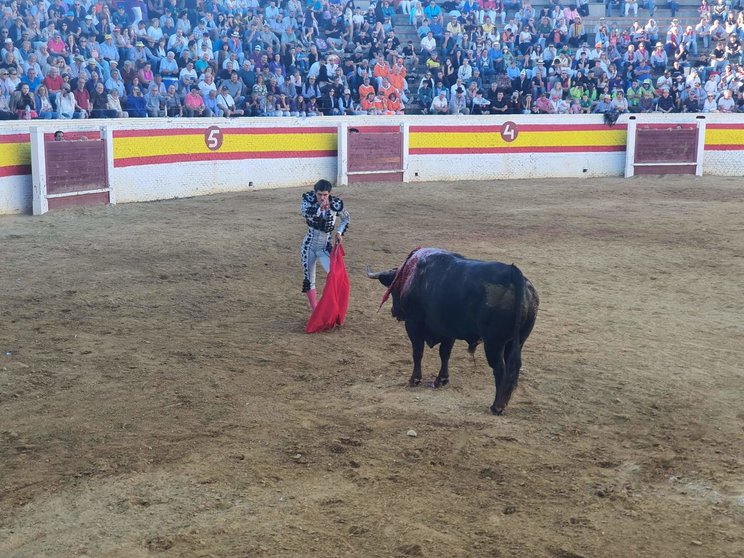 Francisco de Manuel entrando a matar. Feria de Sahagún