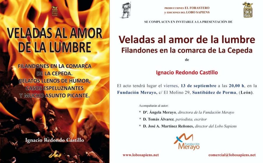 Presentación del libro "Veladas al amor de la lumbre" en la Fundación Merayo