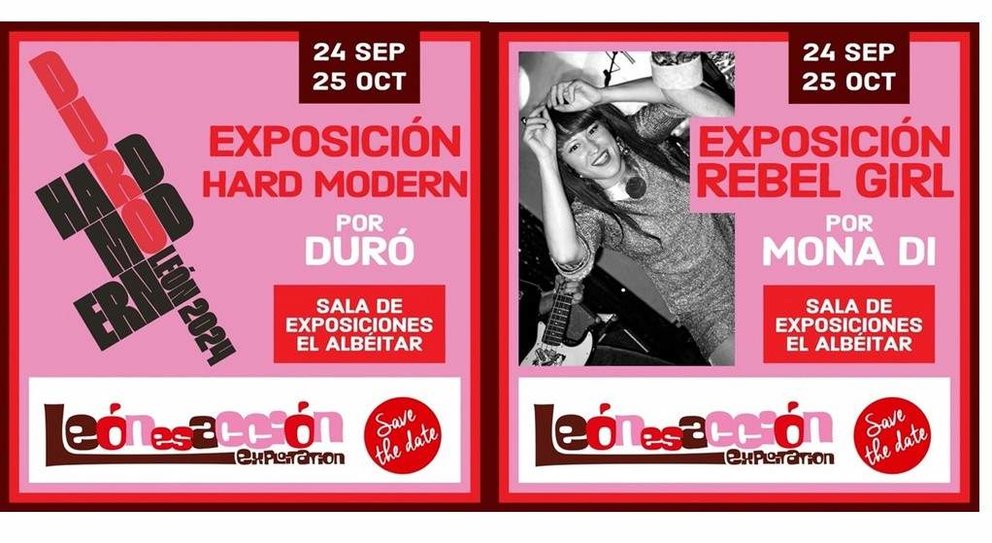 León Ciudad Púrpura inaugura las exposiciones 'Hard Modern' y 'Rebel Girl' dentro de 'León es Acción. Lexploitation'