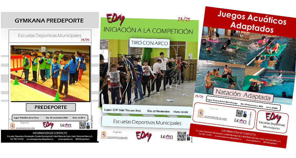 Escuelas deportivas municipales León